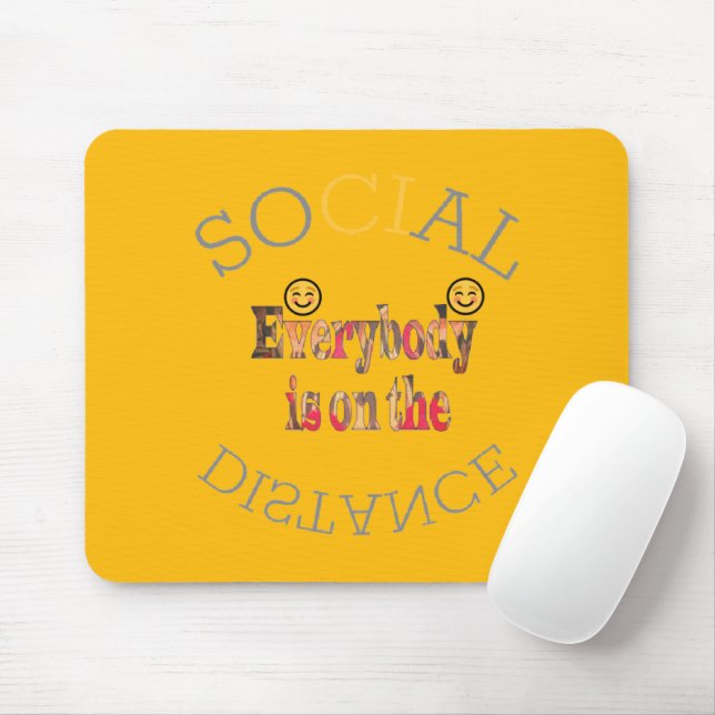 We Will Survive COVID-19 – A Message of Strength   Mouse Mat (With Mouse)