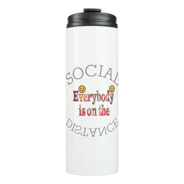 We Will Survive COVID-19 – A Message of Strength   Thermal Tumbler (Front)