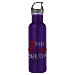 We Will Survive COVID-19 –  Strength & Resilience 710 Ml Water Bottle