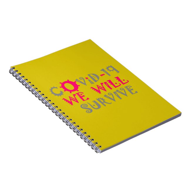 We Will Survive COVID-19 –  Strength & Resilience Notebook (Right Side)