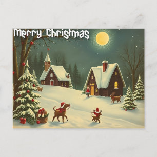 We wish a merry christmas - 003 holiday postcard