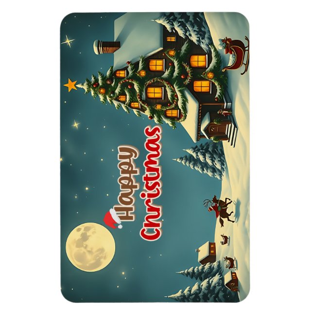 We wish a merry christmas - 009 magnet (Vertical)