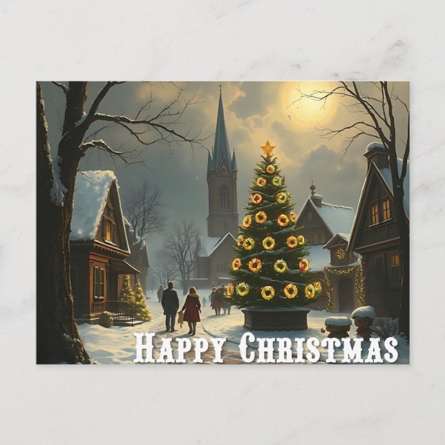 We wish a merry christmas - O11 Invitation Postcard (Front)