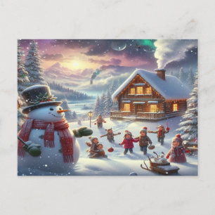 We wish a merry christmas - O20 Invitation Postcard