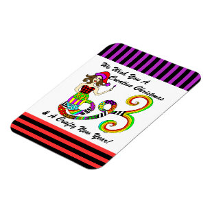 We Wish You A Creative Christmas Magnet