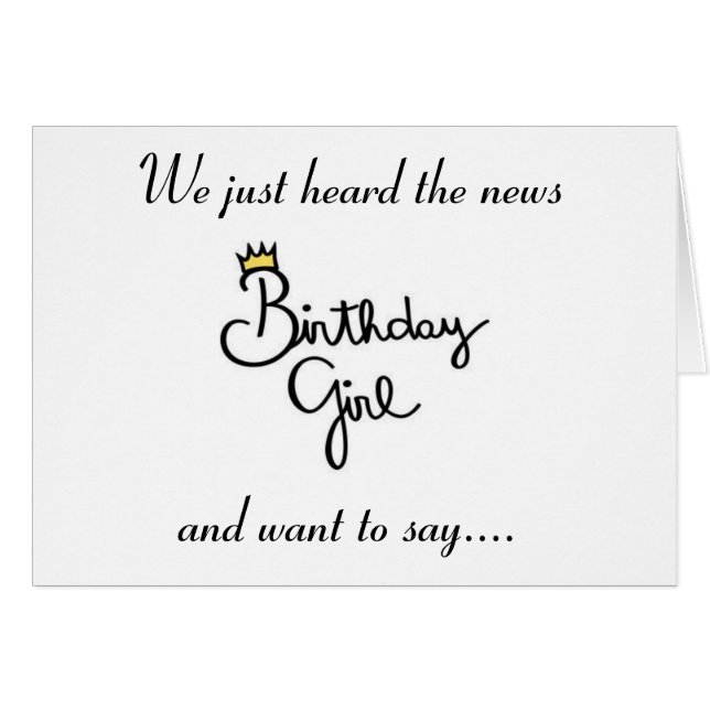 WE WISH YOU A **HAPPY BIRTHDAY** THE GROUP (Front Horizontal)