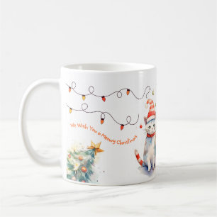 We Wish You a Meowy Christmas & Purrfect New Year  Coffee Mug