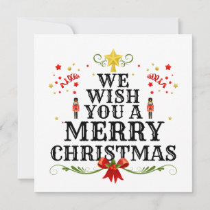 We Wish You a Merry Christmas Card