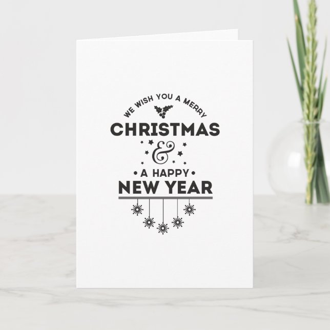 We Wish You a Merry Christmas Card (Front)