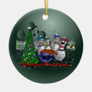 We Wish You a Merry Christmas Ceramic Tree Decoration