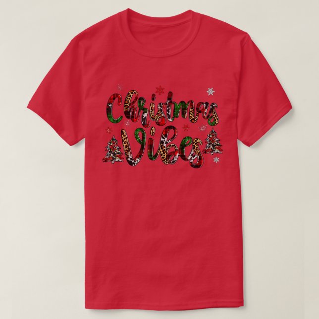 We Wish You a Merry Christmas Christmas Vibes  T-Shirt (Design Front)