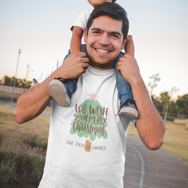 We Wish You A Merry Christmas Family Men T-Shirt (Creator Uploaded)