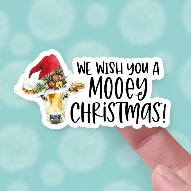 We Wish You a Merry Christmas Funny Cow Pun (Creator Uploaded)