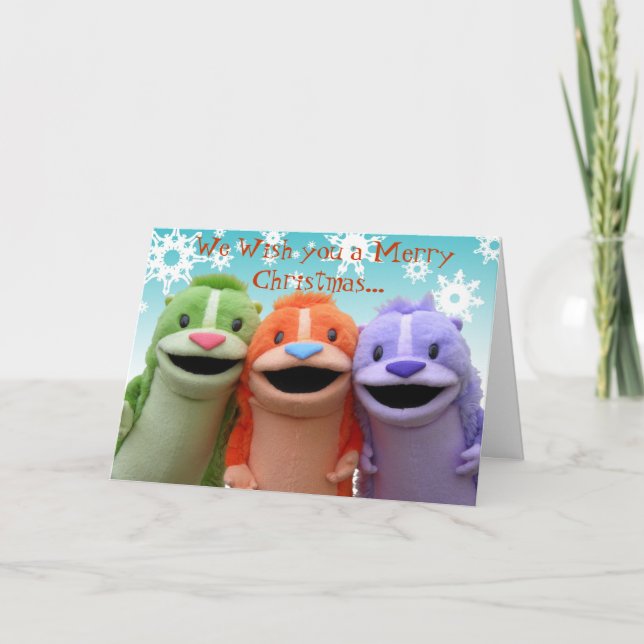 We Wish you a Merry Christmas... Holiday Card (Front)