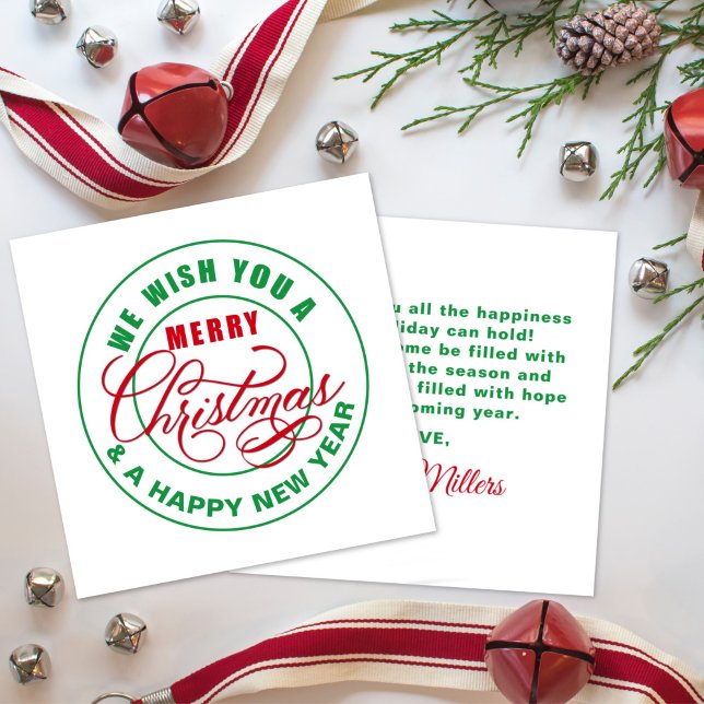 We Wish You A Merry Christmas Holiday Card (Creator Uploaded)