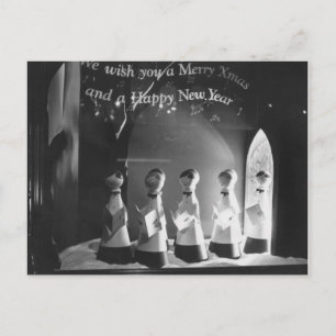 We wish you a Merry Christmas Holiday Postcard