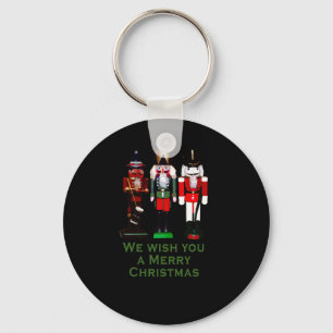We Wish You a Merry Christmas Nutcrackers Key Ring