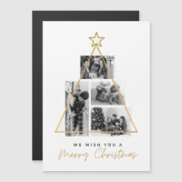 We wish you A Merry Christmas Thin Magnetic Card