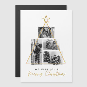 We wish you A Merry Christmas Thin Magnetic Card