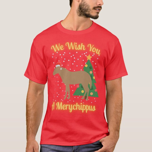 We Wish You a Merychippus T-Shirt (Front)
