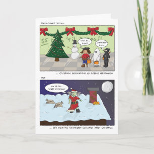 We Wish You a Scary Christmas Holiday Card
