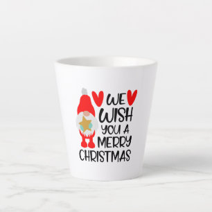 We Wish You A Very Merry Christmas Latte Mug