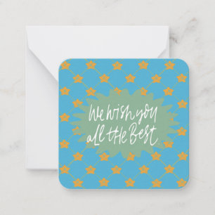We Wish you All the Best: Card