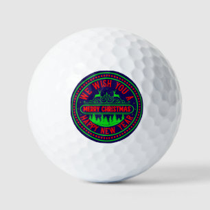 We Wish You Merry Christmas Happy New Year-13395 Golf Balls