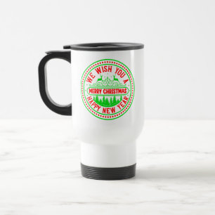 We Wish You Merry Christmas Happy New Year-13395 Travel Mug