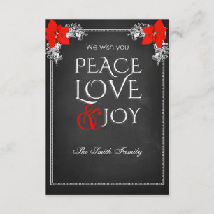 We wish you peace love and joy invitation