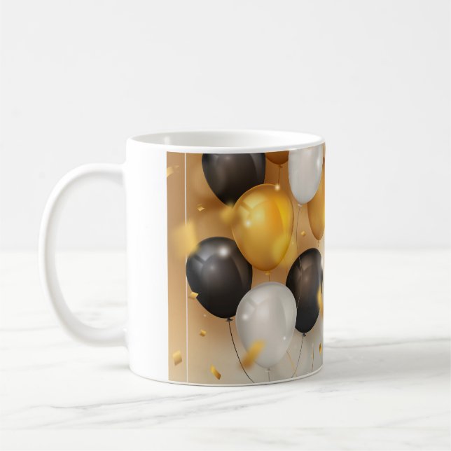 We Wish You to Very Happy Birthday Coffee Mug (Left)