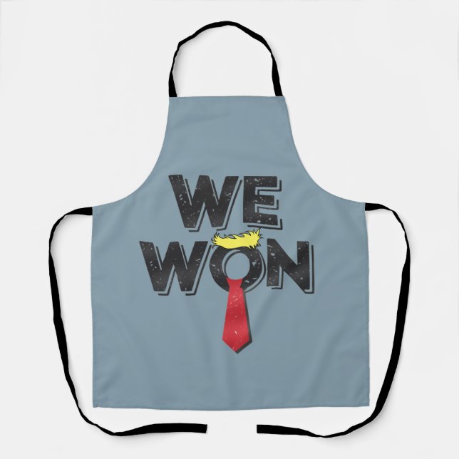 We Won Donald Trump 2024 Apron (Front)