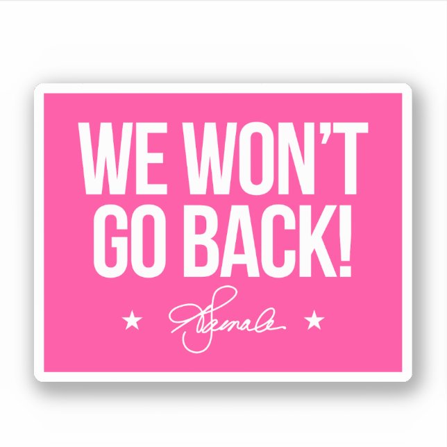 We Won't Go Back - Kamala (Front)