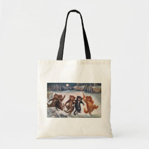 WE WON'T GO HOME TILL MORNING, Louis Wain Tote Bag