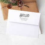 We Woof You A Merry Christmas Vintage Address Rubber Stamp<br><div class="desc">Your Christmas mailings and packages will stand out this holiday season with this cute stamped We Woof You A Merry Christmas quote.  Easily personalise with your name and return address to make it your own.</div>