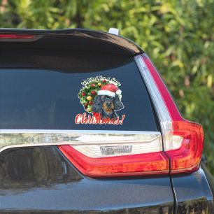 We Woof You Merry Christmas Gordon setter