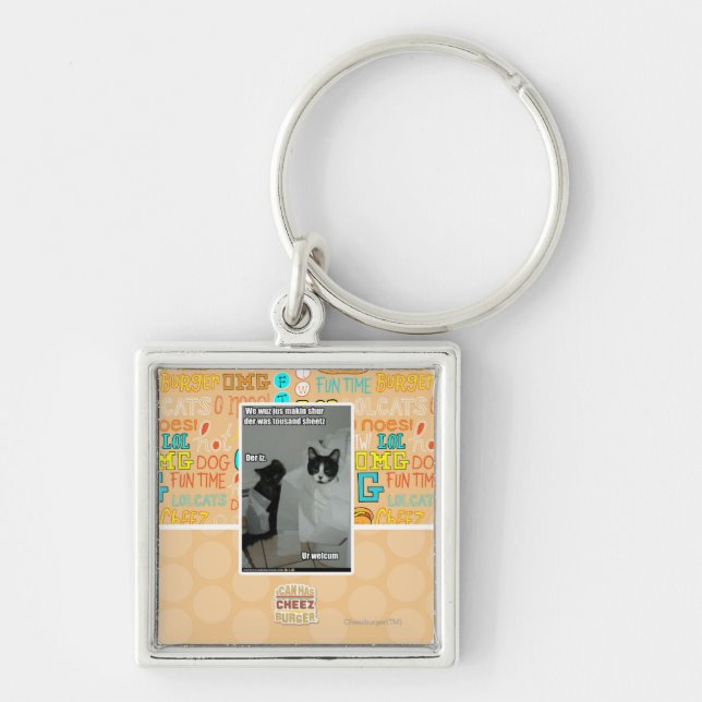 We wuz jus makin sur key ring (Front)