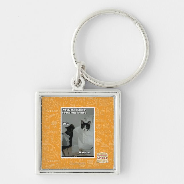 We wuz jus makin sur key ring (Front)