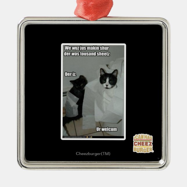 We wuz jus makin sur metal tree decoration (Front)