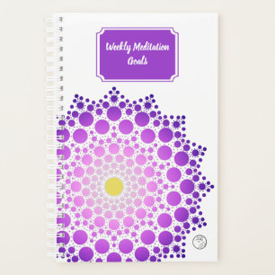 Weakly Meditation Goals Planner