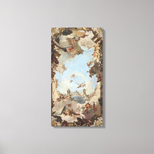 Wealth and Benefits of the Spanish Monarchy Canvas Print (Front)