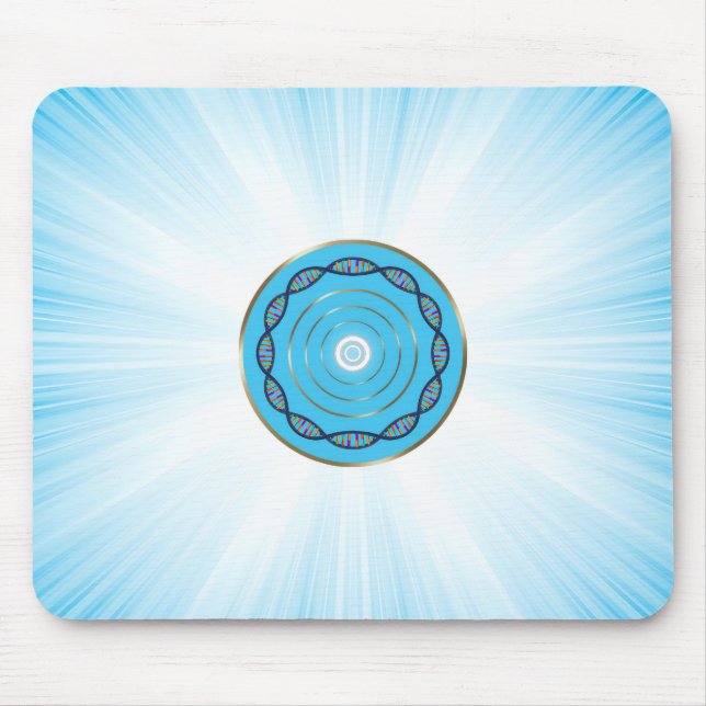 Wealth and happiness manifestation art for mouse mat (Front)