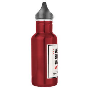 WEALTH BUILT ON VISION, NOT VELOCITY. - Investor 532 Ml Water Bottle
