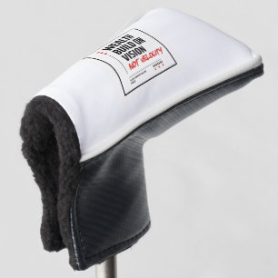 WEALTH BUILT ON VISION, NOT VELOCITY. - Investor Golf Head Cover
