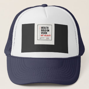 "WEALTH BUILT ON VISION, NOT VELOCITY" – Unique Trucker Hat