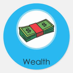 Wealth Doljabi Doljanchi Dol Korean birthday Classic Round Sticker