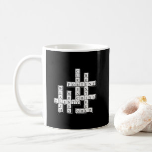 Wealth freeform puzzle coffee mug