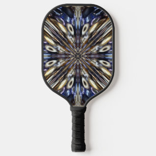 Wealth Of Seed Beading Pattern Abstract Pickleball Paddle
