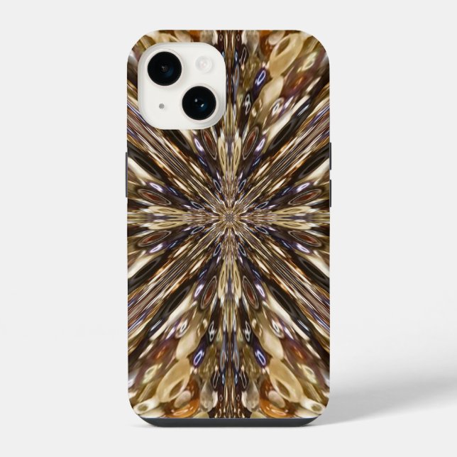 Wealth Of Seed Beads Abstract Pattern iPhone Case (Back)