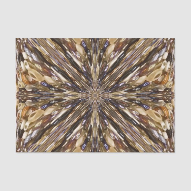 Wealth Of Seed Beads Abstract Pattern Tissue Paper (Front)